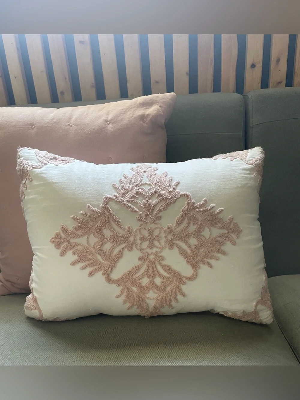 Embroidered Decorative Throw Accent Pillows